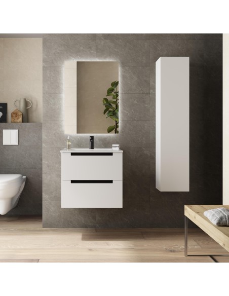 SALGAR LENI Mueble de baño suspendido con lavabo Constanza 60-70-80-100 4 colores