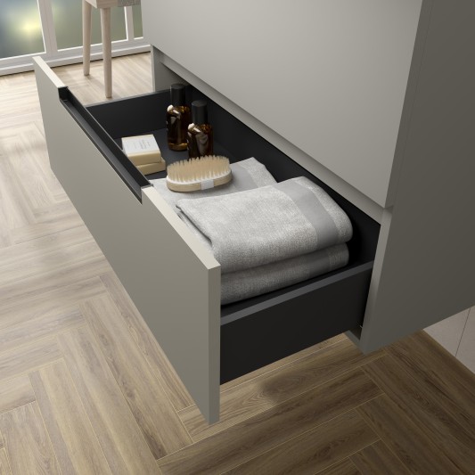 SALGAR LENI Mueble de baño suspendido con lavabo Lisboa 120 2 pozas 4 colores