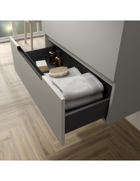 SALGAR LENI Mueble de baño suspendido con lavabo Lisboa 120 2 pozas 4 colores