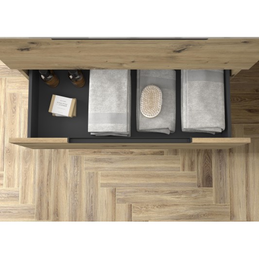 SALGAR LENI Mueble de baño suspendido con lavabo Lisboa 140 2 pozas 4 colores