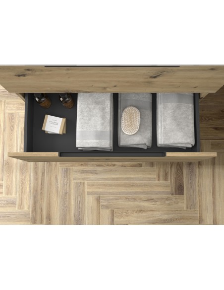 SALGAR LENI Mueble de baño suspendido con lavabo Lisboa 140 2 pozas 4 colores