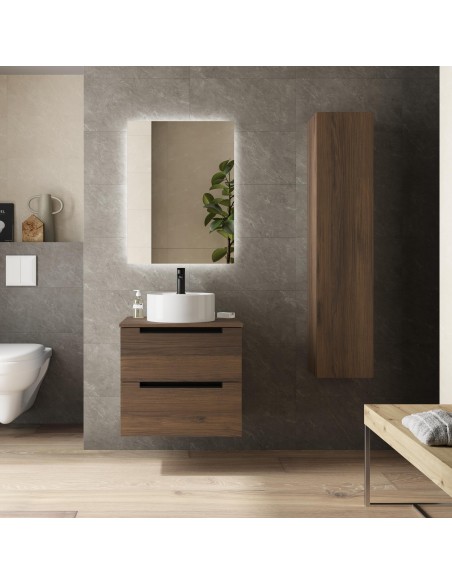 SALGAR LENI Mueble de baño suspendido con lavabo Lisboa 60-70-80-100 4 colores