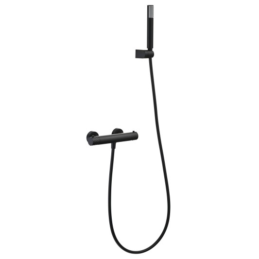 KIT DUCHA TERMOSTÁTICO BLESS NEGRO MATE BTB063-5NG