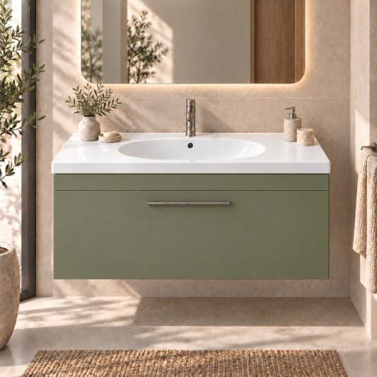 Mueble Elena THREE 1 cajón con lavabo | Ávila Dos 2