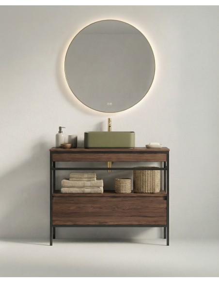 Mueble de baño Frida H80 de Ávila Dos 80-100 cm para lavabo sobre encimera - ambiente oficial 5