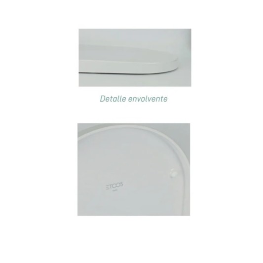 Tapa compatible Wc Duroplast Essence suspendido de Grohe blanca