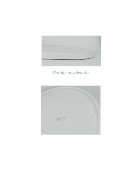 Tapa compatible Wc Duroplast Essence suspendido de Grohe blanca