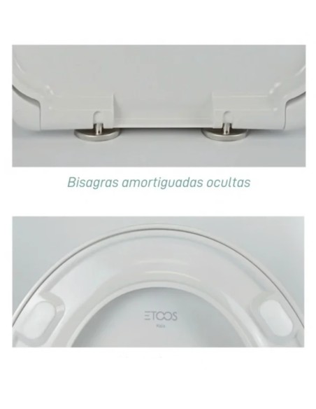 Tapa Wc compatible Duroplast Apolo de Jacob delafon blanca