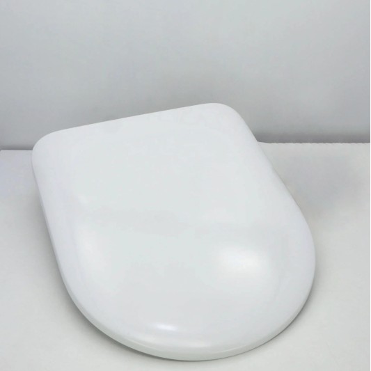 Tapa Wc compatible Duroplast Piuma suspendido de Galassia blanca