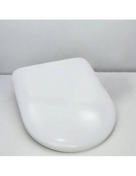 Tapa Wc compatible Duroplast Piuma suspendido de Galassia blanca