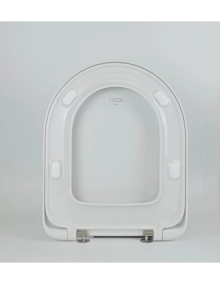Tapa Wc compatible Duroplast Piuma suspendido de Galassia blanca