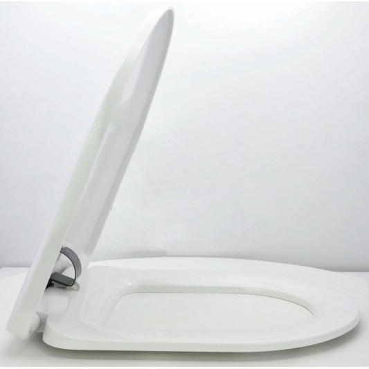 Tapa Wc compatible Duroplast Piuma suspendido de Galassia blanca
