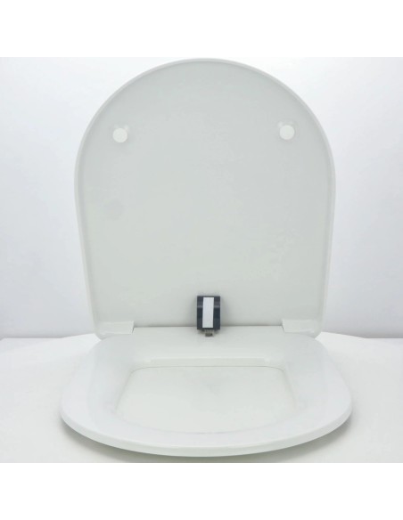 Tapa Wc compatible Duroplast Piuma suspendido de Galassia blanca