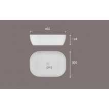 Lavabo Nalon bicolor Plata 2