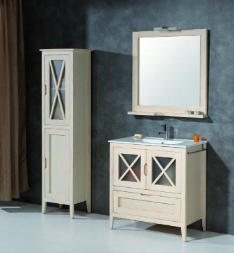 muebles de baño blancos