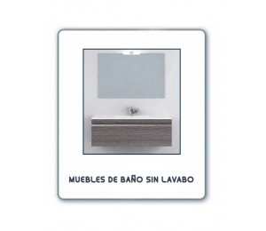 Muebles de baño sin lavabo