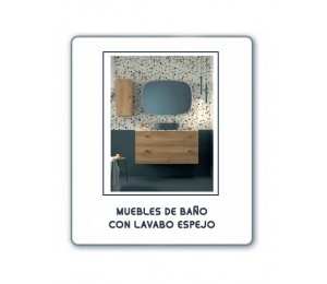 Muebles de baño con lavabo y espejo incluido