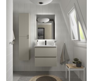 Serie Kira con encimera lavabo integrado