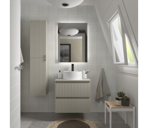 Serie Kira con encimera lavabo sobreponer