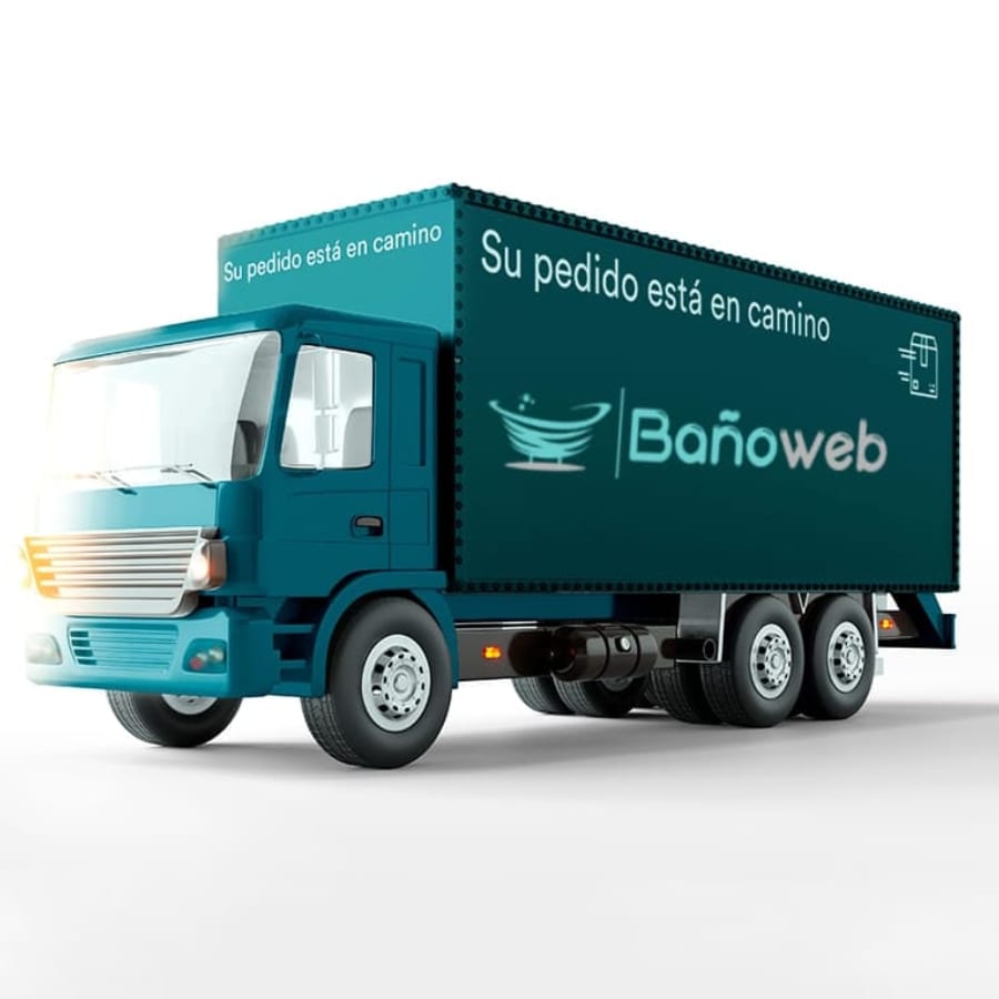 Camión de reparto de Bañoweb